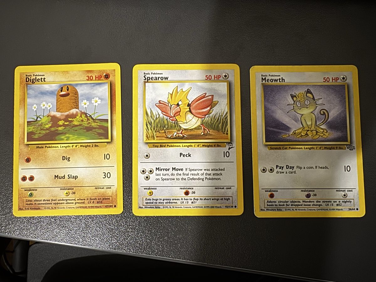 Pokémon Carte collezionabili: Trio Pokémon set base 1999 – Usato da Chalais venduto da nic_8qx5