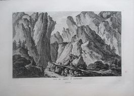 Gotthard  Kupferstich von Chatelet 1780