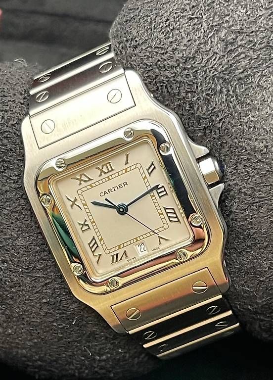 Orologi: Cartier Santos Galbée Ref. W20025D6  – Usato da Lugano venduto da luganotopwatches 7