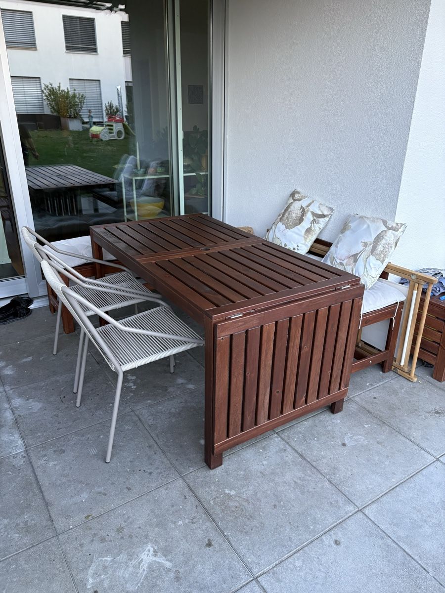 Ikea Tables: IKEA Gartenset: Gartentisch mit 2 Bänken – D'occasion à Uerikon par sof_c8jn 3