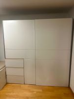 Kleiderschrank Weiss Schiebetüren 194 x 194cm