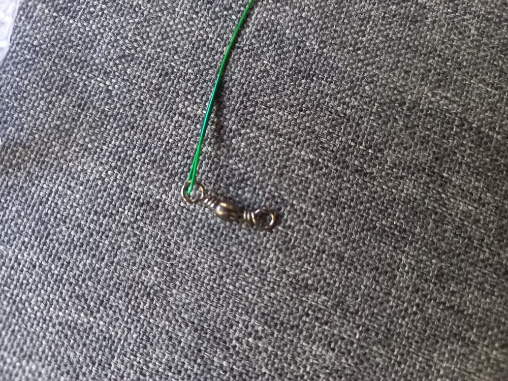 50 Stück Angel-Vorfächer Aus Stahl - Anti-Biss Mit Wirbeln & Druckknöpfen