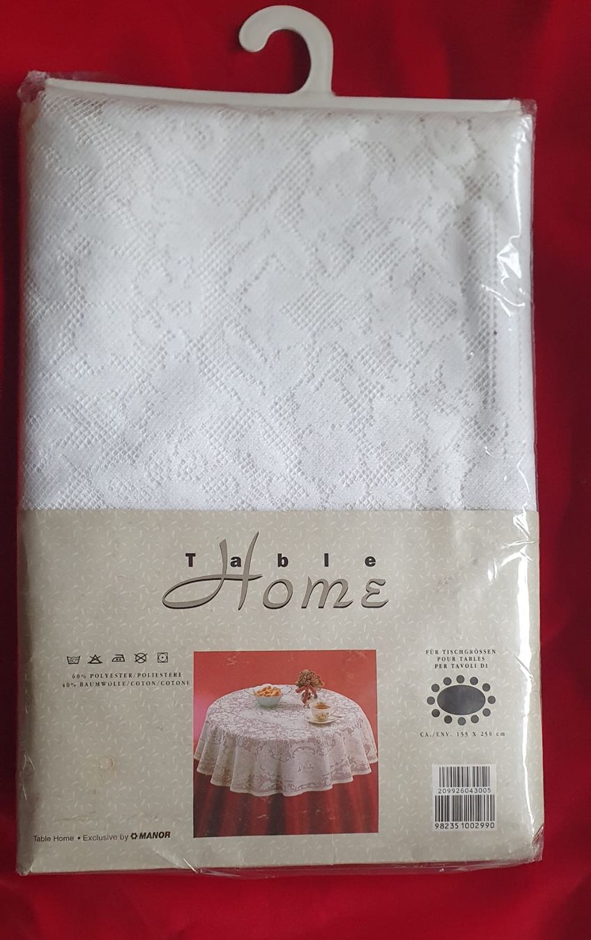 Altra biancheria da tavola: Tovaglia/Nappe/ Tischdecke 155X 250cm – Nuovo e nell'imballaggio originale da Fribourg venduto da SD1910 1