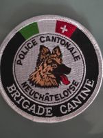 Polizei Abzeichen Neuchâtel Brigade canine Stoff Badge