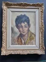 ARCHIEL LOMBAERT SIGNIERT GEMÄLDE AUF LEINWAND MIT RAHMEN