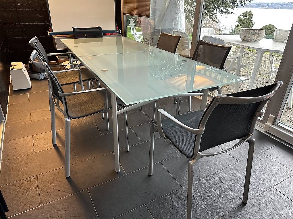 Tavoli: Table en verre trempé Ligne Roset "Brera" – Usato da Grandson venduto da Chris254 2