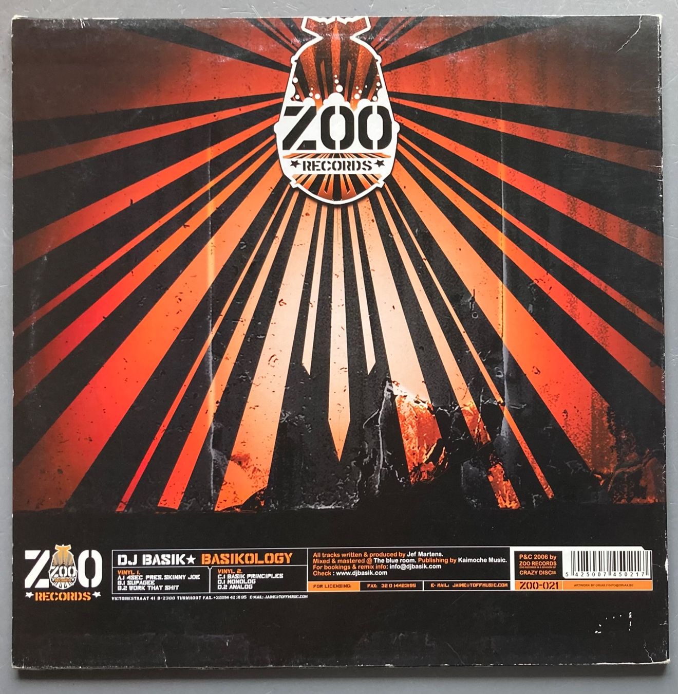 Vinyles: DJ BASIK - BASIKOLOGY – D'occasion à Poliez-Pittet par Newtown-Records 1