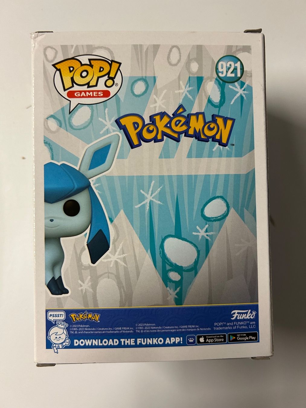 Funko Figuren: Funko Pop 921 / Glaceon / Glaziola / Pokemon – Neu und originalverpackt aus Wangen an der Aare von SG94 1