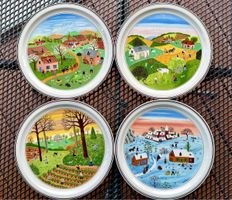 Villeroy & Boch Les Quatre Saisons Teller 4er Set
