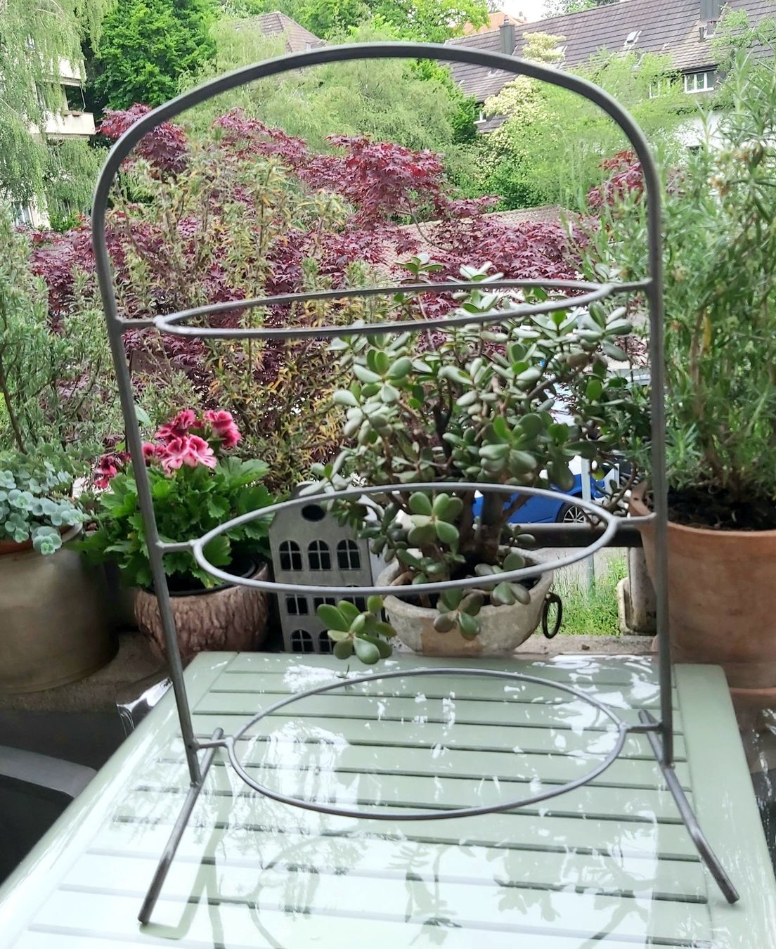 Servierplatten: Metall Etagere – Gebraucht aus Bern von aronari