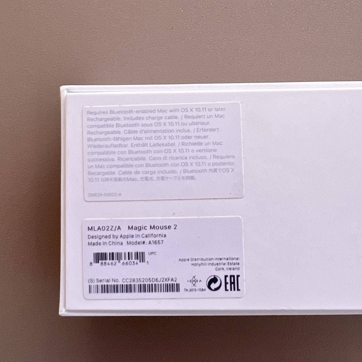 Apple Souris: Apple Magic Mouse 2 weiss - top Zustand  – D'occasion à Winkel par Soletto2000 1