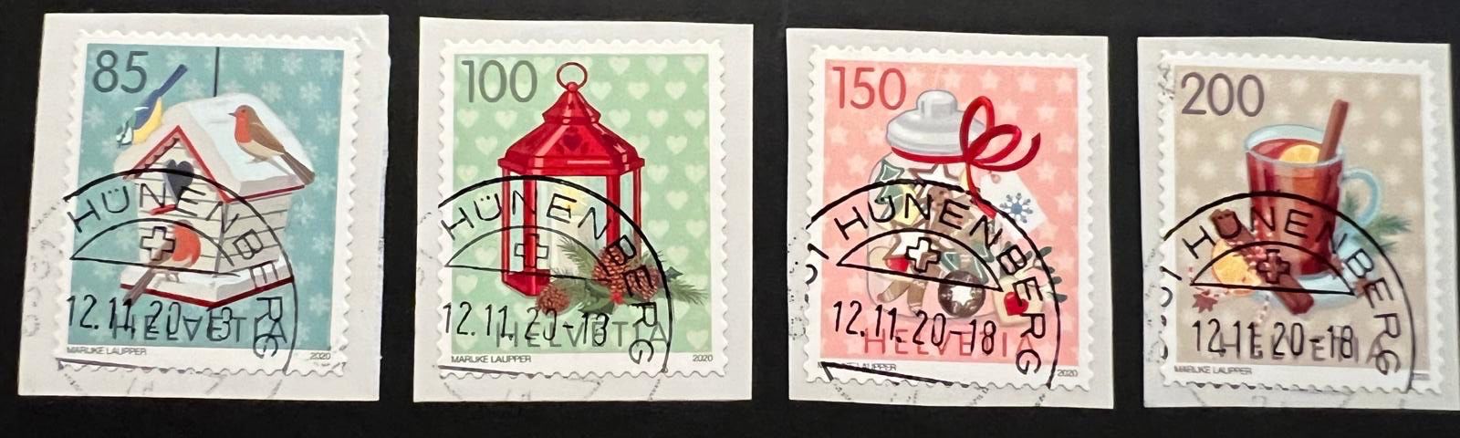 Alle Briefmarken: CH-Marken 2020 gestempelt – Gebraucht aus Hünenberg See von wer_5286