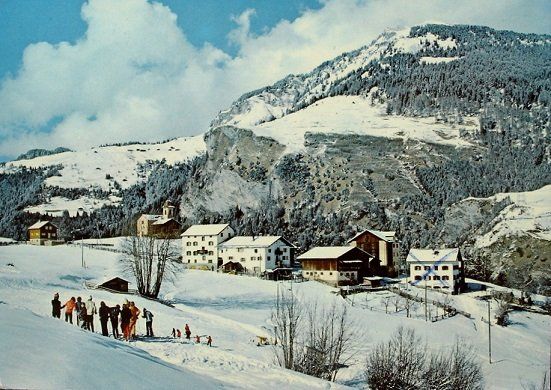 Cartoline postali: OBER-SOLIS Albulatal - Skilift – Usato da Jona venduto da philajona
