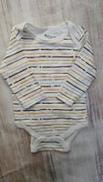 👣 Baby-Body mit feinen Streifen - 100% Baumwolle