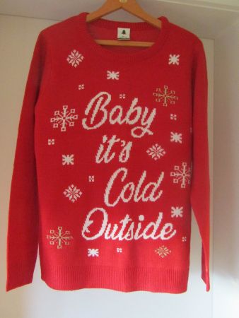 pull de Noël ou d'hiver (future maman)  NEUF /taille L