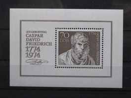 DDR 1974 Caspar D. Friedrich Block 40 **