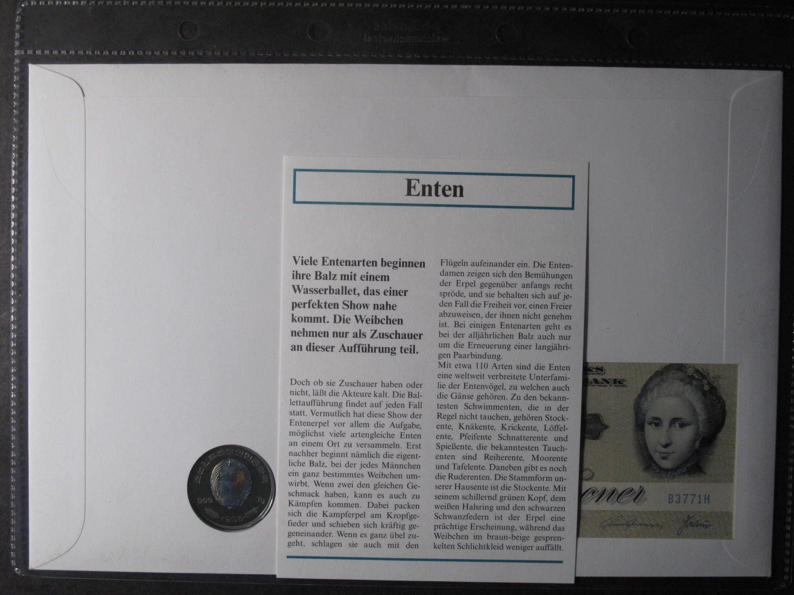 Banconote: Banknoten Numis Brief Enten 1997 – Usato da Wil SG venduto da fva01 1