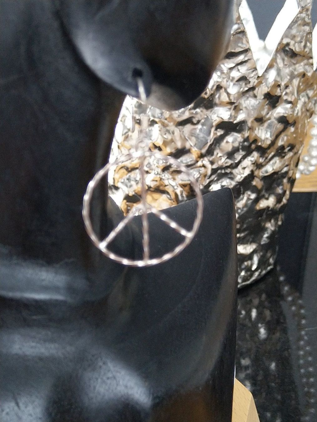 Orecchini pendenti & Orecchini a lobo: PEACE  OHRRINGE IN 925 SILBER – Usato da Romanshorn venduto da BoutiqueA 3
