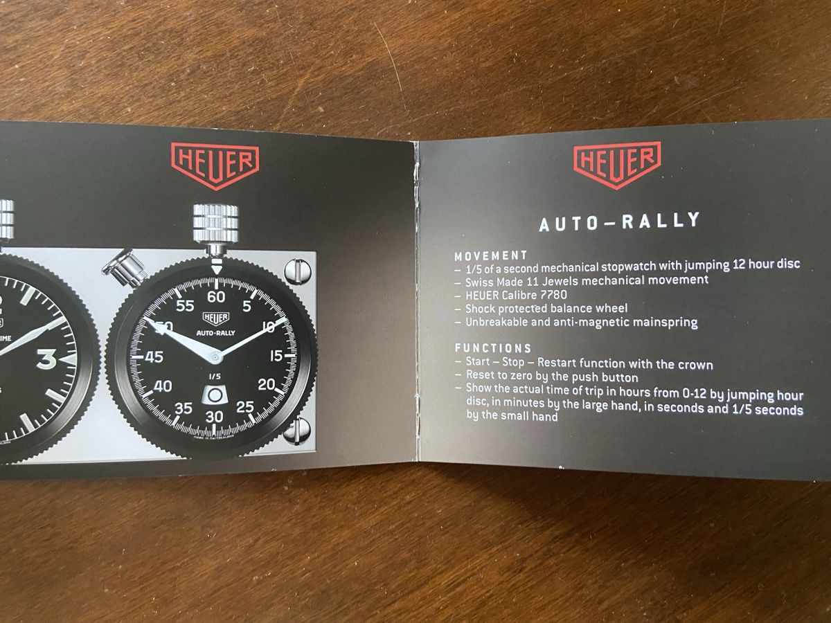 Tag Heuer Orologi: Heuer Rally-Master Chronomètre  avec Auto-Rally – Nuovo e nell'imballaggio originale da Domdidier venduto da hja_b7b2 3