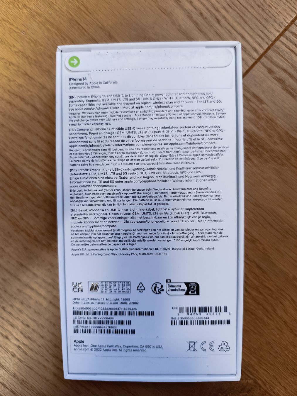 Apple Telefoni cellulari / Smartphones: Appel iPhone 14 midnight 128 GB neuwertig – Nuovo (secondo la descrizione) da Malans GR venduto da maassl 4