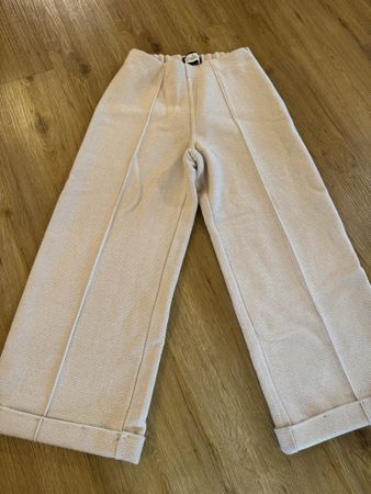 Culotte-Hose, Bruno Manetti, 100% Wolle, beige, Gr. S