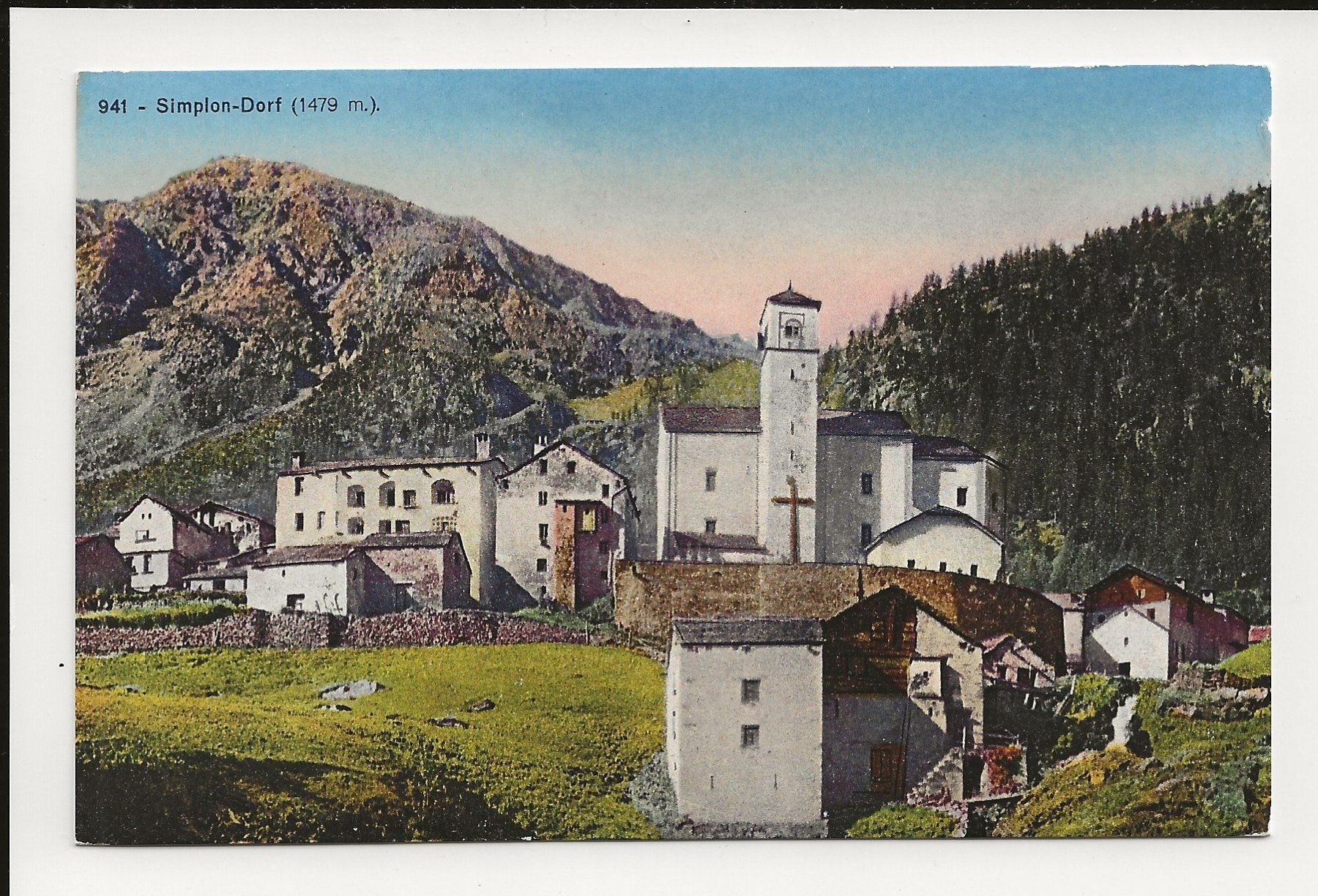 Cartoline postali: AK ca.1910 Simplon-Dorf 😍 – Usato da Greifensee venduto da 315WDO