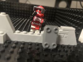 Lego Star Wars Figur Clone Trooper rot guter Zustand