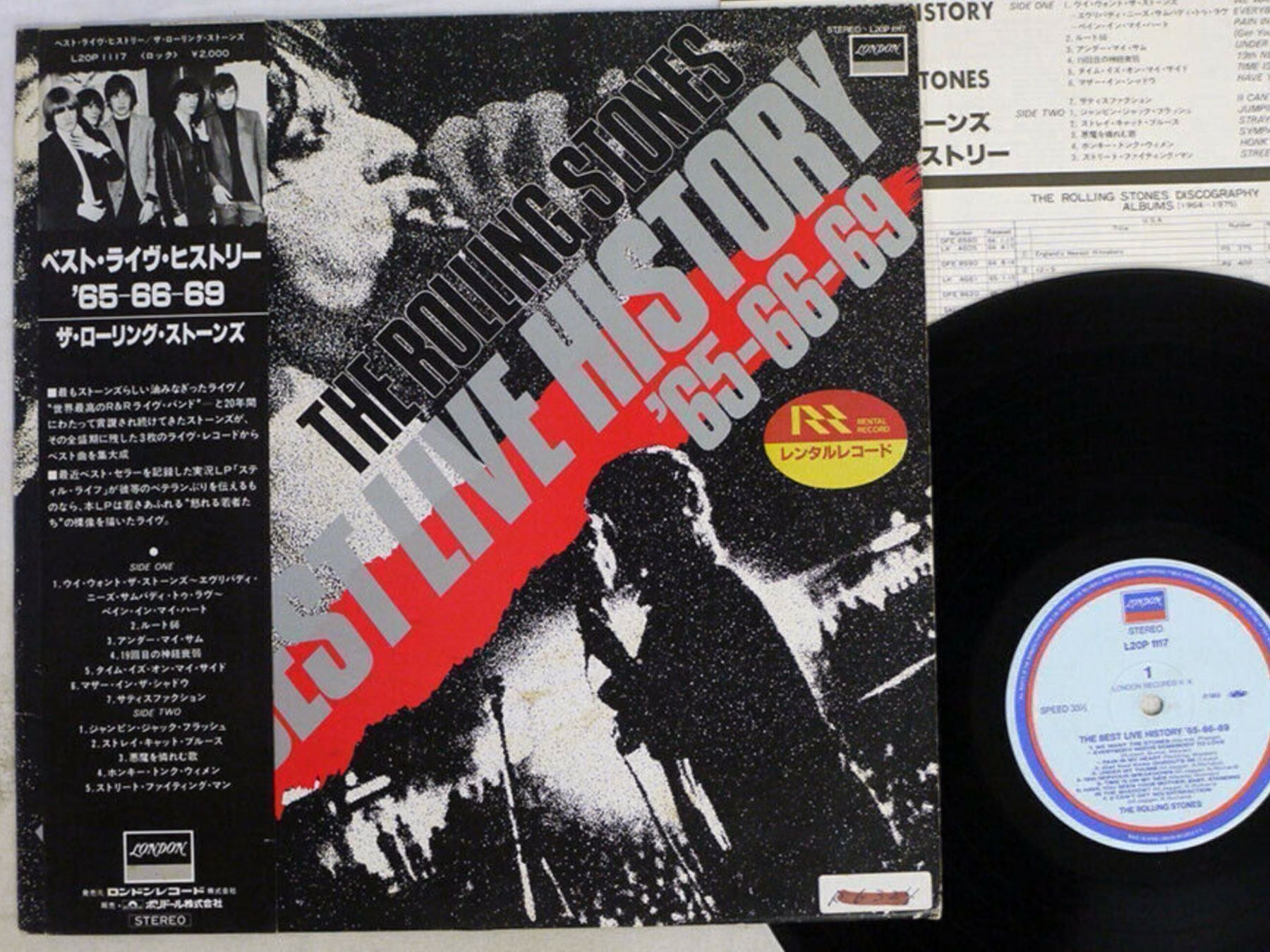 Dischi in vinile: ROLLING STONES LIVE HISTORY '65-66-69 LP – Usato da founex venduto da cetrarese01