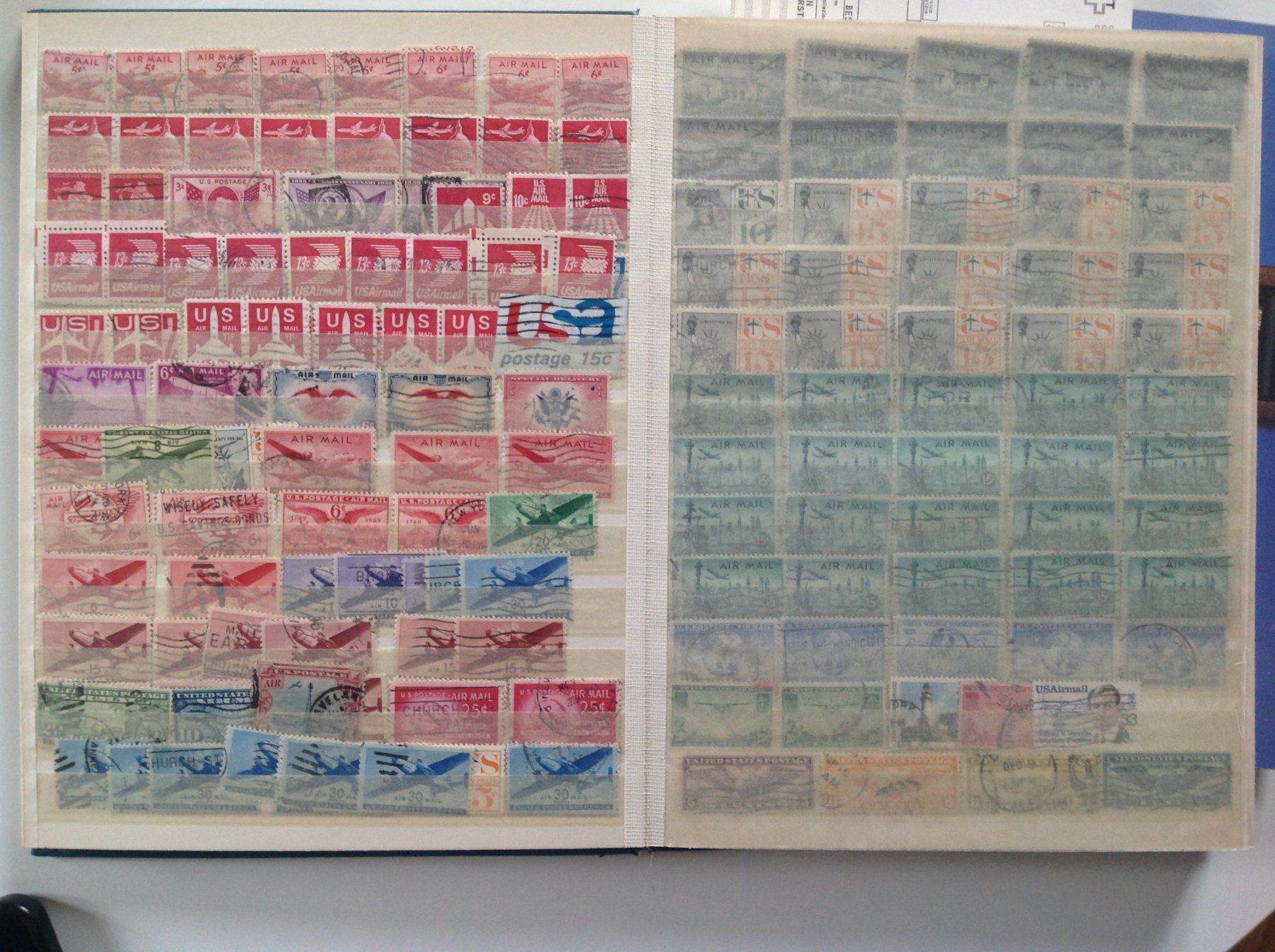Alle Briefmarken: timbre USA 30.8.5 – Gebraucht aus Vuiteboeuf von broticaire 5