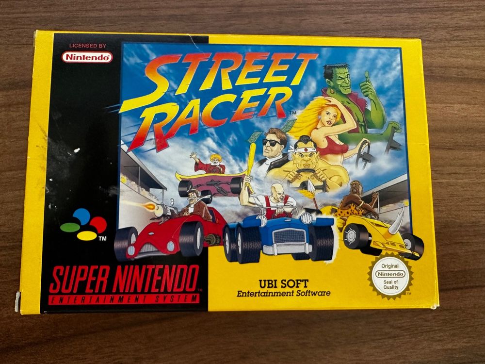 SNES: Street Racer mit OVP und Anleitung (Gebraucht) in Abtwil SG für ...