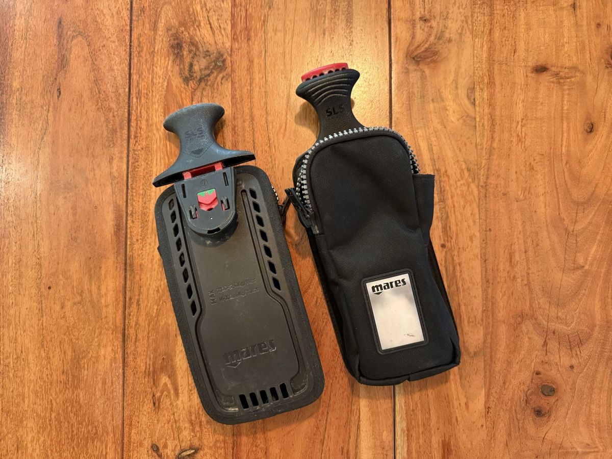 Bombole da sub: 2× Mares SLS Bleitaschen / Weight Pockets – Usato da Muri AG venduto da Ludrigen 1
