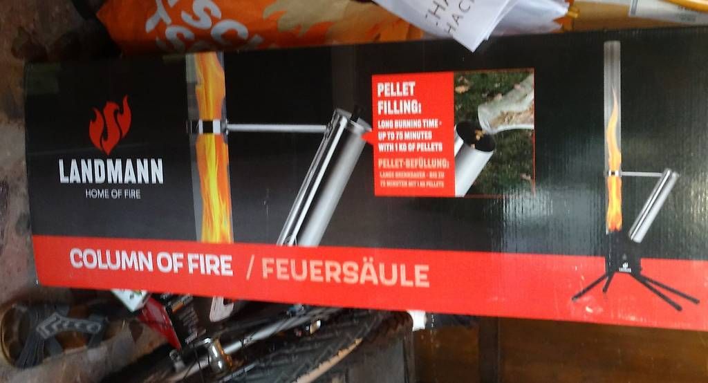 Bracieri: Feuersäule für Pellets von Landmann – Nuovo e nell'imballaggio originale da Buttisholz venduto da buttiholli 2