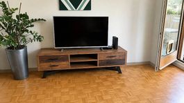 Home24 Lowboard Tamati II  Massivholz Pinie