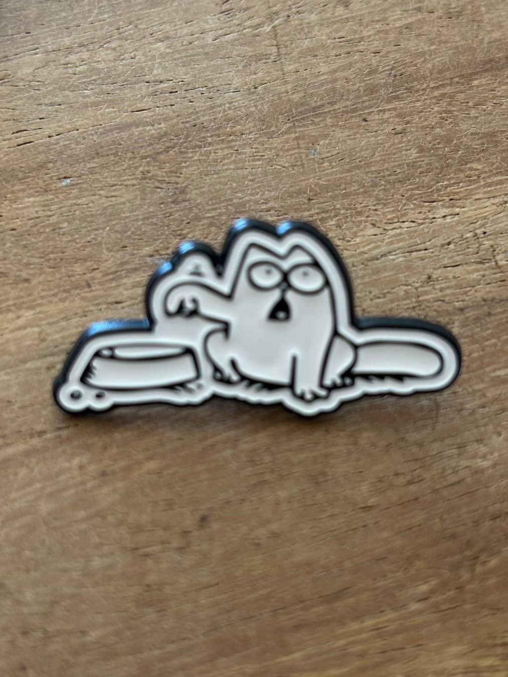 Placchette & Badge: Pin Katze Simon's Cat – Nuovo e nell'imballaggio originale da Geneve venduto da vane267