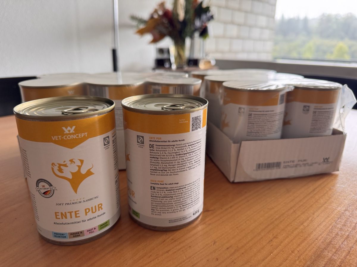 Nourriture: Vet Concept Hundefutter Ente – Neuf avec emballage d'origine à Hinterkappelen par Figaro2