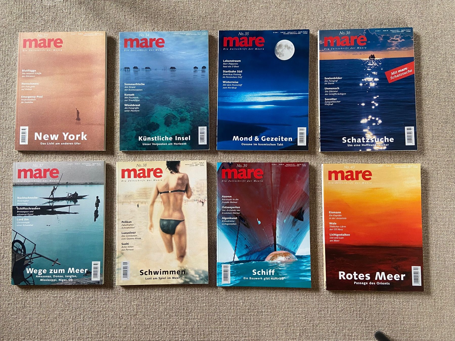 Riviste & Magazine: Mare Zeitschrift mit Nr. 1 / 56 Hefte – Nuovo (secondo la descrizione) da Muri b. Bern venduto da Sydney2002 4