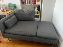 IKEA SÖDERHAMN Récamiere, Mittelgrau