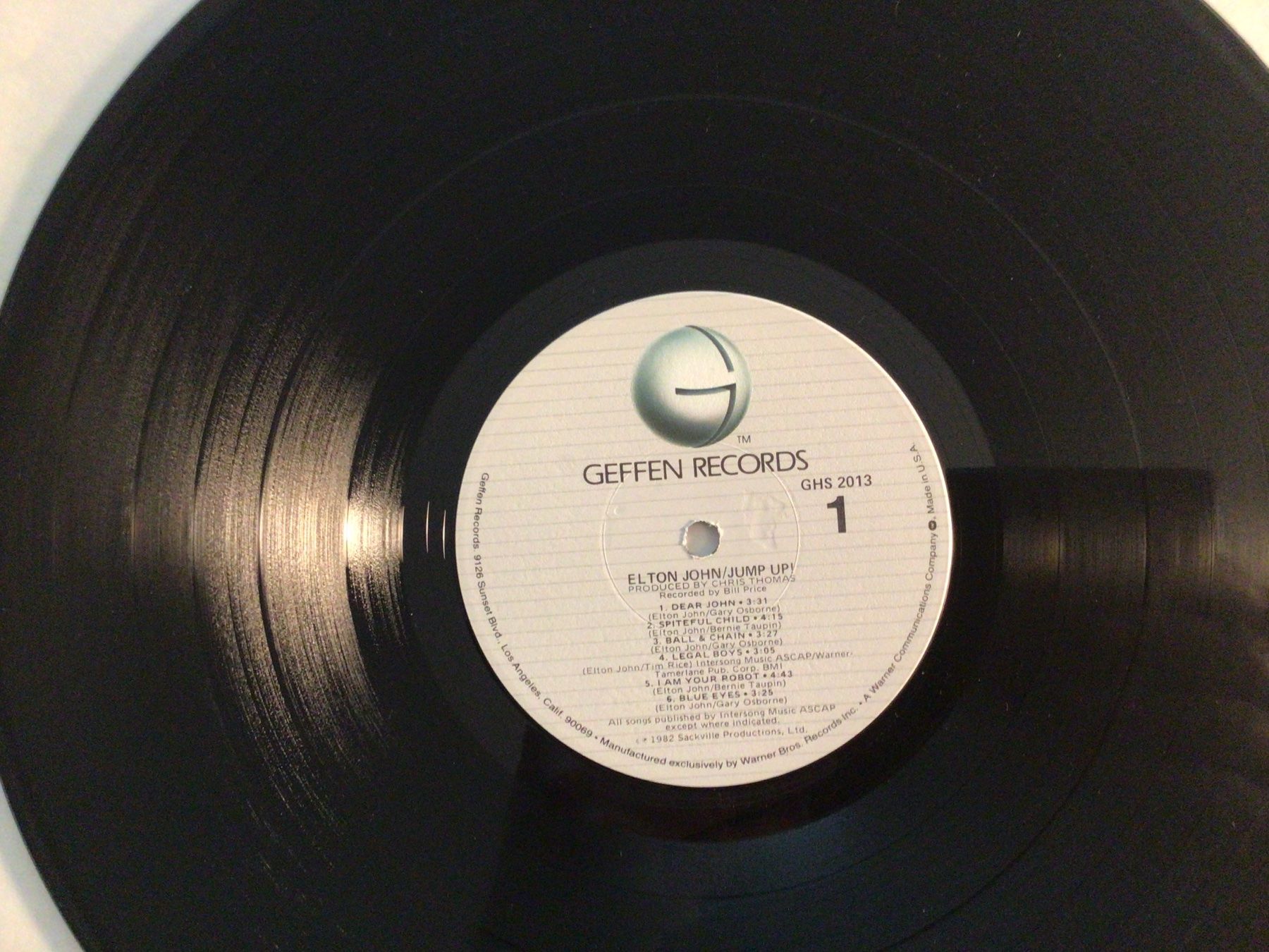 Dischi in vinile: ELTON JOHN, JUMP, LP, 1982, USA – Usato da Steinach venduto da Quarkie 2