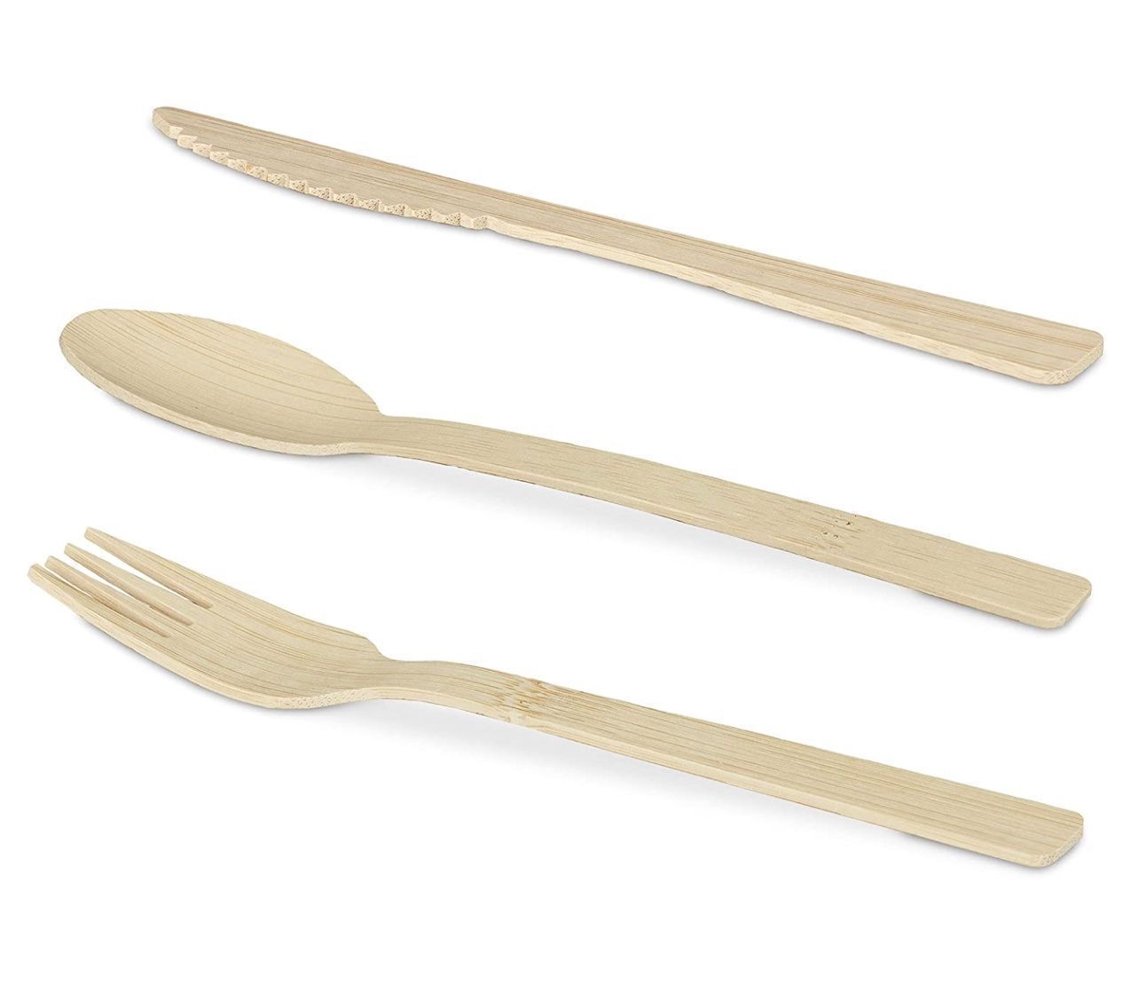 Bestecksets: Einwegbesteck Bambus, 200 tlg. Set – Neu und originalverpackt aus Bülach von StoreInShop.com 1