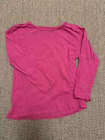 Pinke Baumwolljersey Tschirt