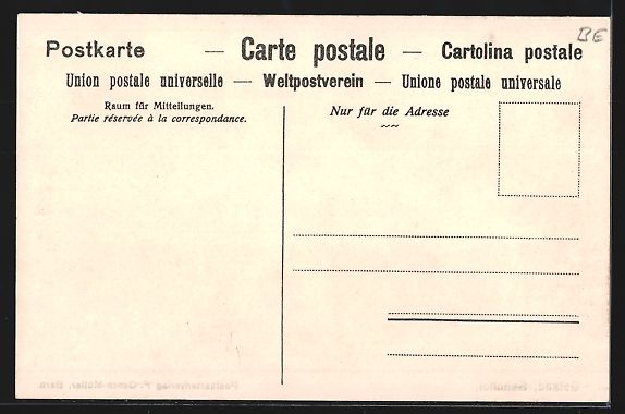 Cartoline postali: AK Gstaad, Blick zum Bahnhof, Eisenbahn – Usato da Berlin venduto da bartko-reher 1