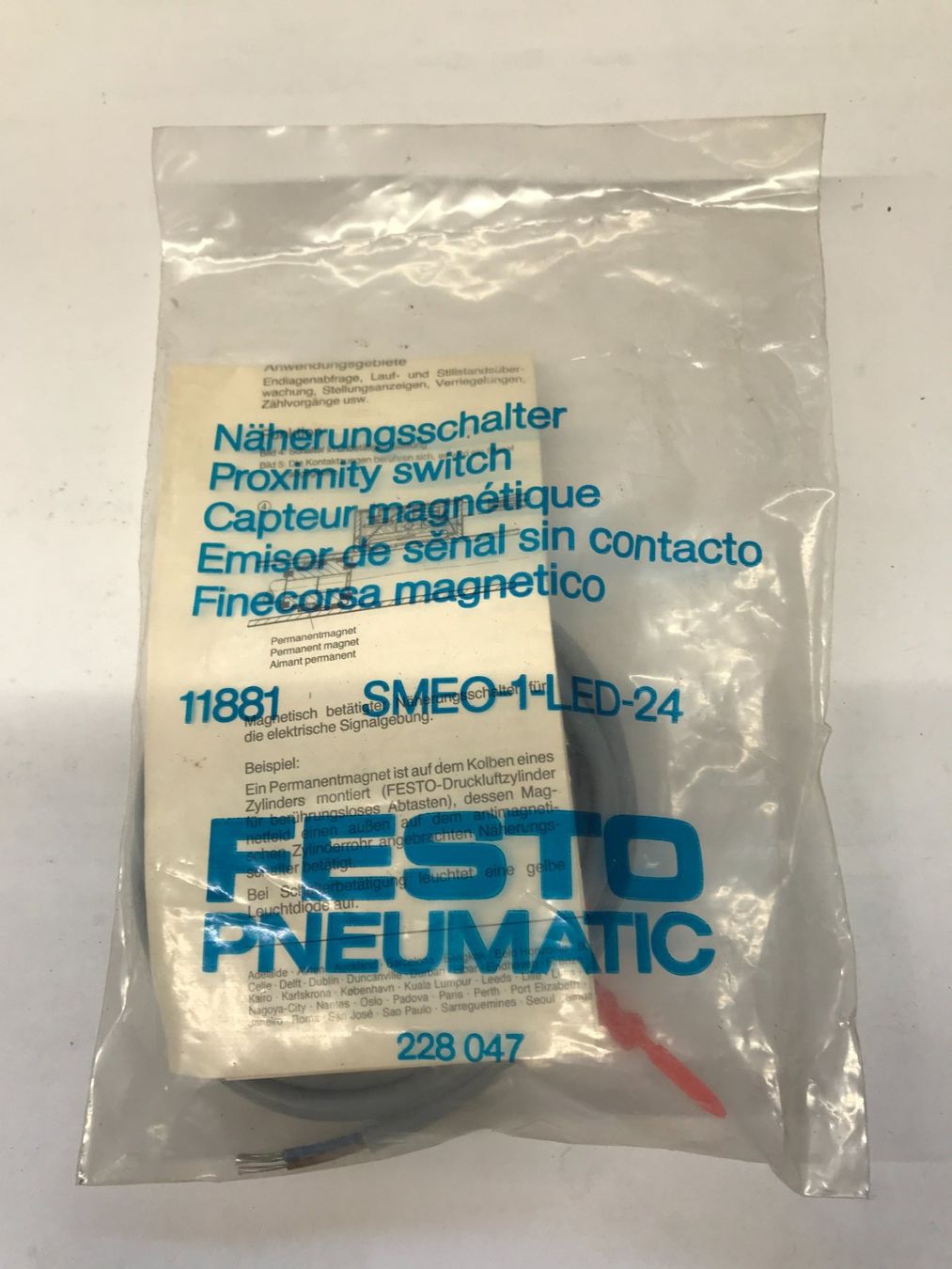 Schalter: Näherungsschalter "Festo" Reed – Neu und originalverpackt aus Küblis von hypofacto 3