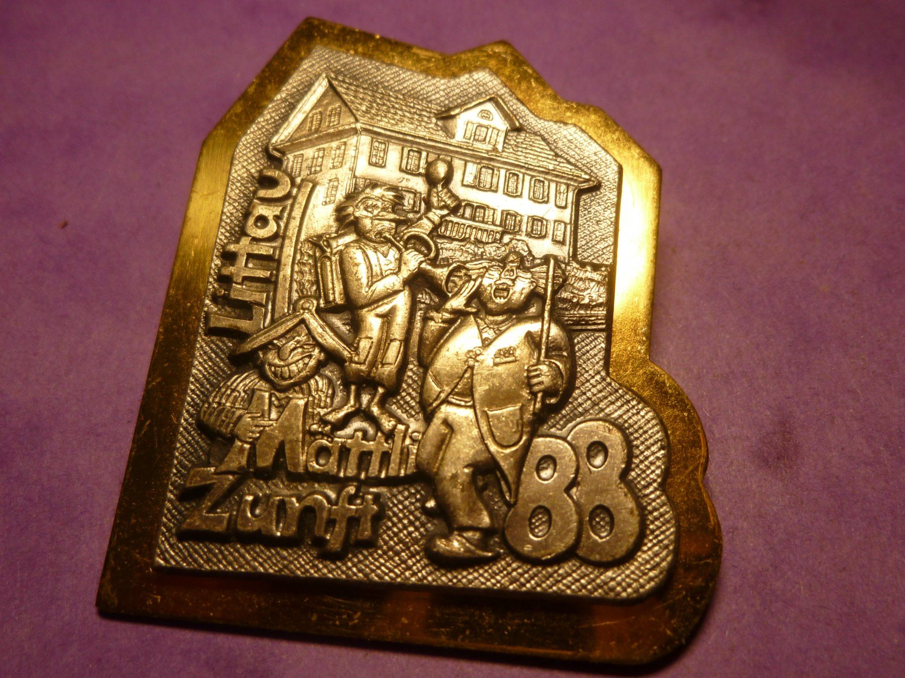 Plaketten & Abzeichen: LITTAU 1988 SILBER – Gebraucht aus Ried (Muotathal) von Mandarin02