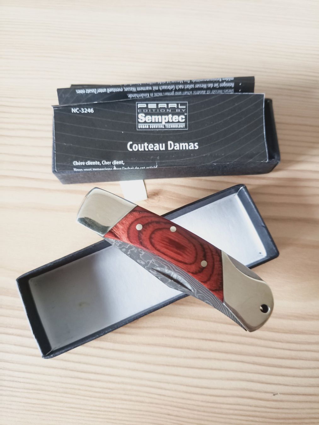 Accessori: Semptec Damast Messer – Nuovo (secondo la descrizione) da Tuebach venduto da bac_7kpb 2