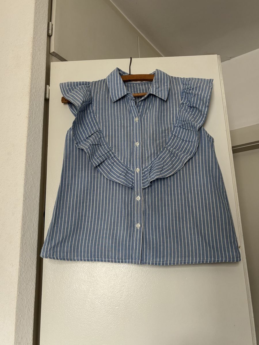 Mango Camicette: Chemise Mango rayée bleu taille S – Usato da Lausanne venduto da LILI0125