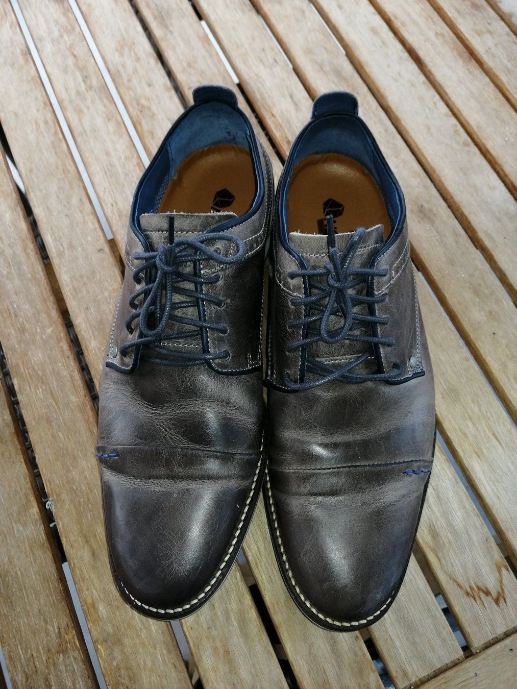 Scarpe da uomo: NoGRZ - Echtleder Herren-Halbschuhe / 40 – Nuovo e nell'imballaggio originale da Buchs ZH venduto da gecko84 1