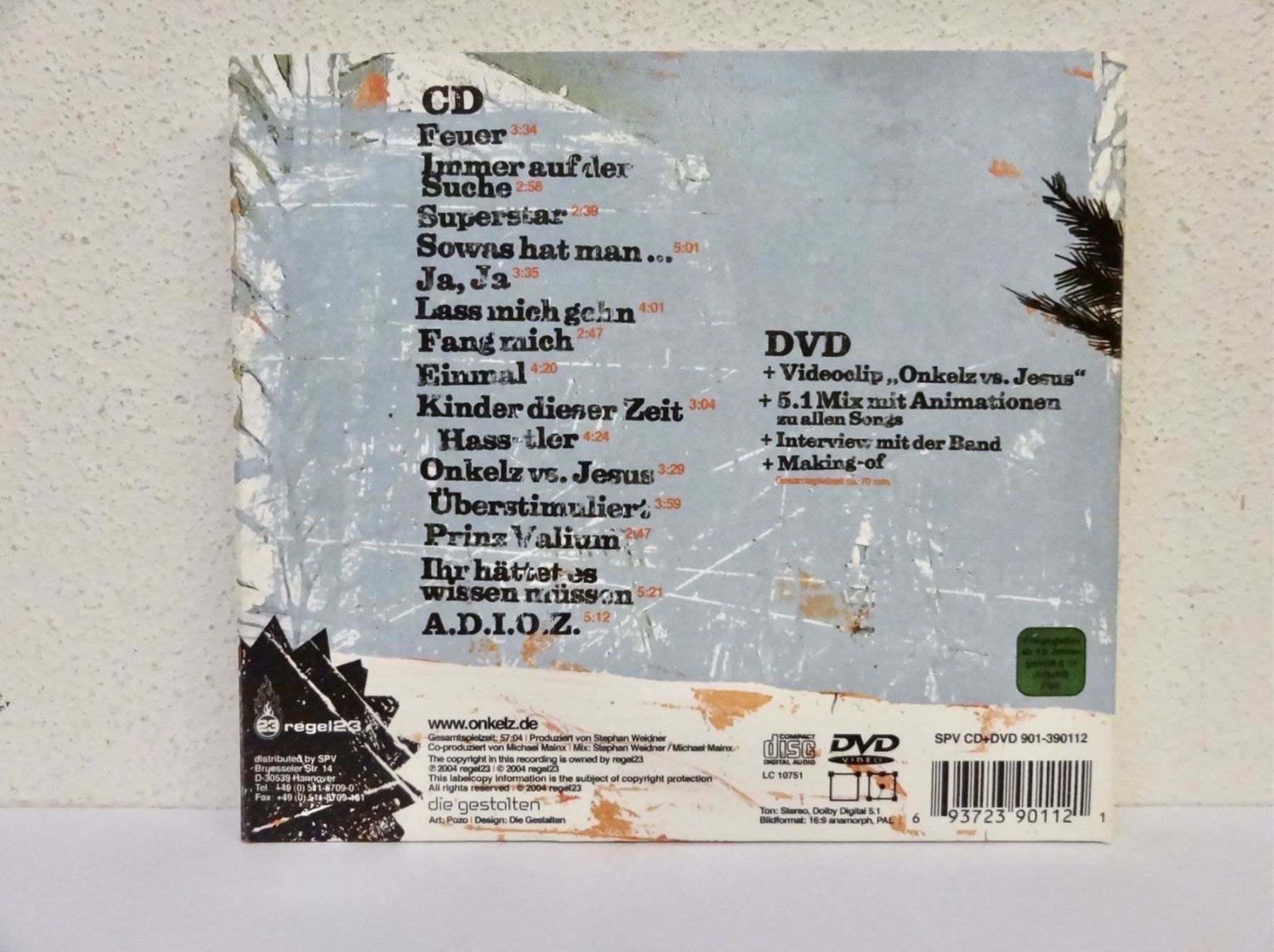 CD: CD BÖHSE ONKELZ / ADIOS + DVD – Nuovo (secondo la descrizione) da Kerzers venduto da djstarsky73 1