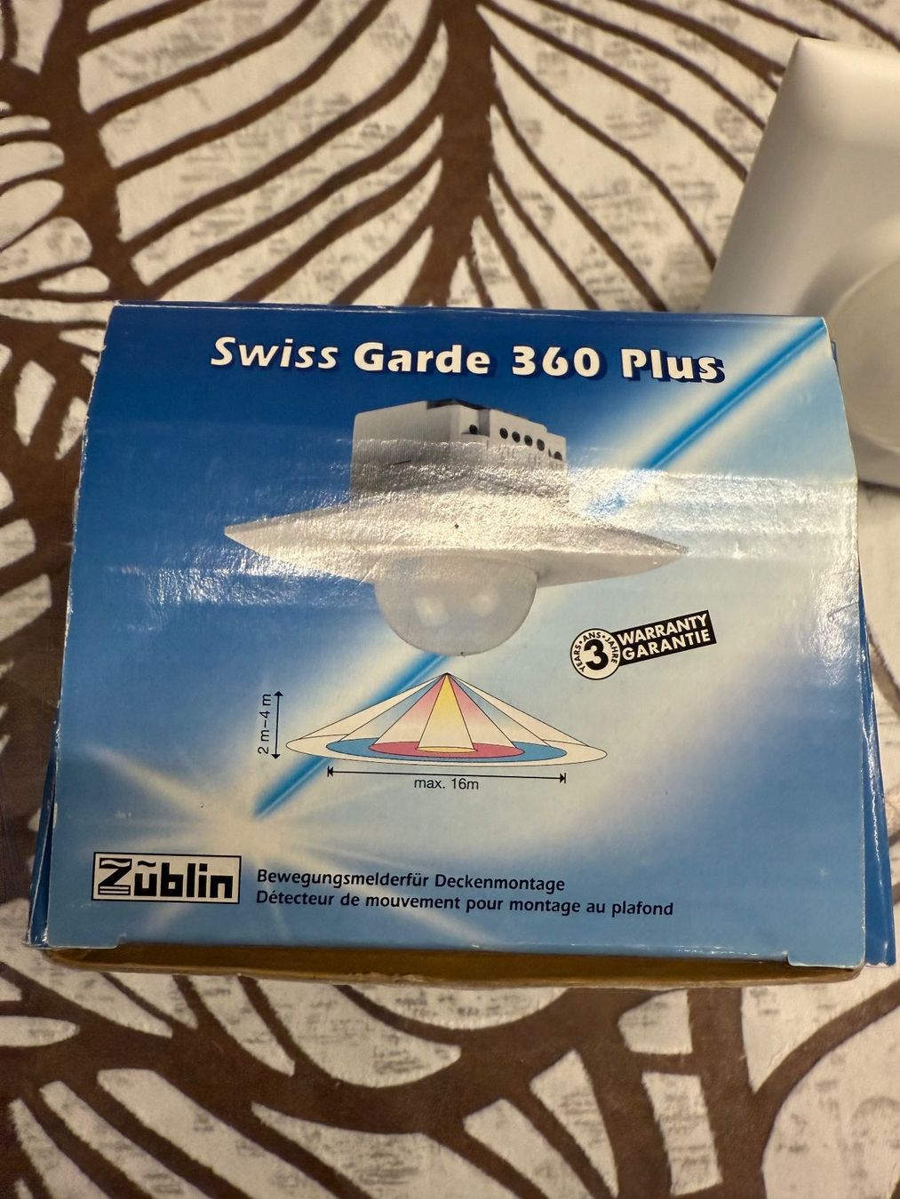 Interruttori: Swiss Garde 360 Plus Bewegungsmelder – Nuovo e nell'imballaggio originale da Wettingen venduto da bar7 1