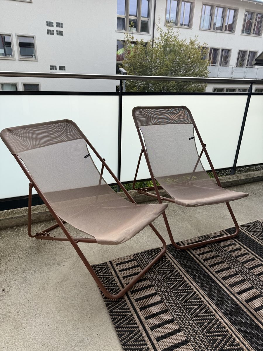 Lafuma Sedie a sdraio: 2 chaises pliantes Lafuma Canyon – Usato da Biel/Bienne venduto da Seelandais_