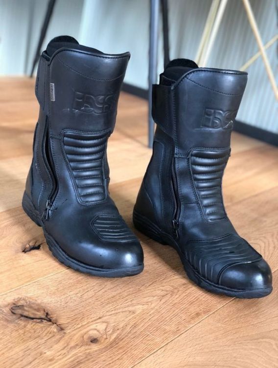 IXS Oiled Leather Classic Shoes Black 003